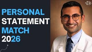 How To Write The Perfect Residency Personal Statement | Expert Tips For Match® 2026