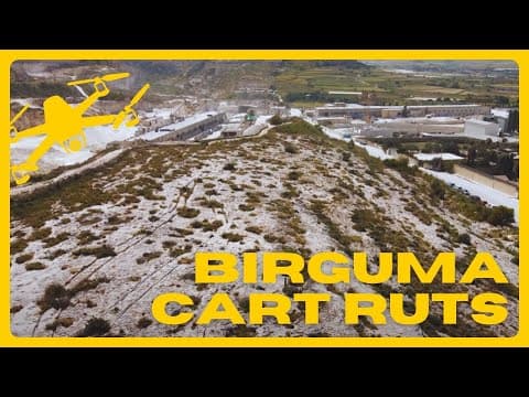 Birguma Cart Ruts, Malta - Drone Video