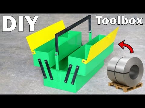 How To Make Toolbox | Homemade Toolbox | Diy Toolbox