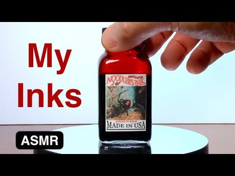 Inky Asmr - Can Bottles Of Ink Make You Sleep?