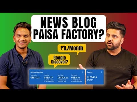 Seo Dead? He Makes ₹1 Lakh/month From News Blog! Ft. @satishkvideos