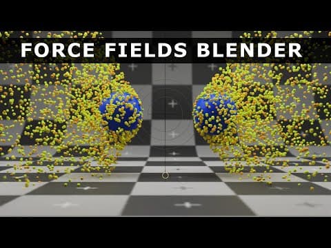 Blender | Force Fields For Beginners | Tutorial