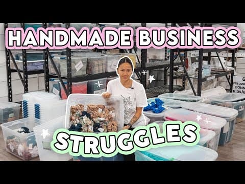 What Handmade Business Owners Actually Struggle With 🧵🪡