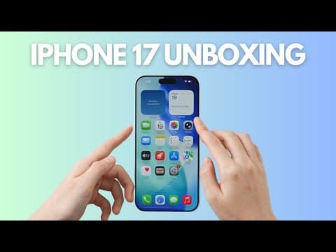 Iphone 17 Pro Max Unboxing & First Look | Apple’s Biggest Upgrade Yet!