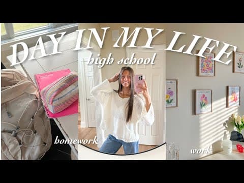 Realistic Day In My Life *senior In High School* | Practice, Studying, + Stress