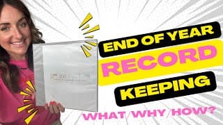 End Of The Homeschool Year Record Keeping||simple And Prepared For College 🙌🏻