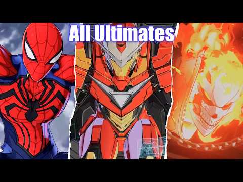 Marvel Tokon Fighting Souls - All Characters Ultimates & Intros
