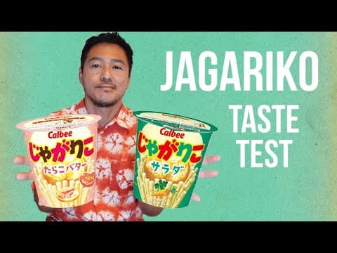 Japanese Snack Taste Test:jagariko 6 Types