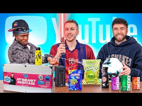 Brutally Ranking Youtuber Products (ft. Ksi And Zerkaa)