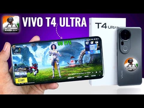 Vivo T4 Ultra Bgmi Test With Fps Meter | Graphics Gyro Settings, Battery Test | Vivo T4 Ultra Review