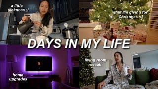 Days In My Life | Living Room Reveal, Home Upgrades, & What I'm Giving For Christmas 🫶🏼