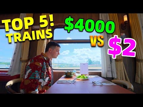 China's Top 5 Trains 🇨🇳 From Luxury To Budget