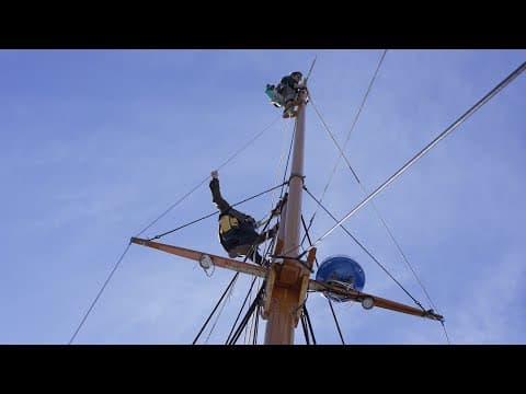 Raising Tally Ho’s Topmast (without A Crane)