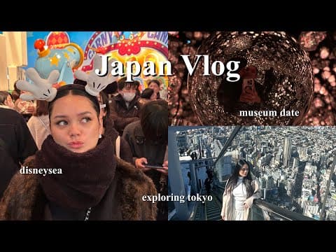 Japan Vlog | Valentines In Tokyo, Disneysea + Museum Date 💌