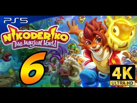 Nikoderiko: The Magical World Ps5 4k - Dry Sea All Collectibles And Bonus Stages - Walkthrough
