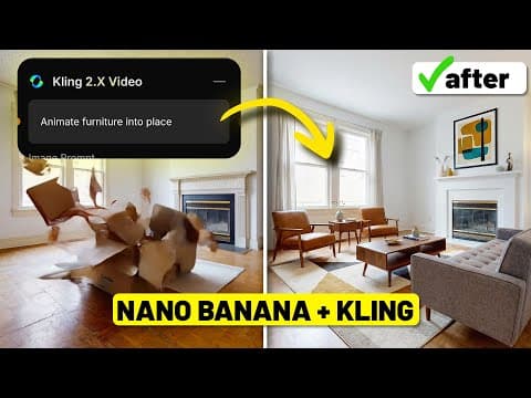 Insane Ways To Use Nano Banana Pro And Kling For Interior Animations