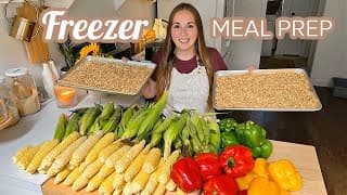 Easy Monthly Freezer Meal Prep Recipes Cook With Me Large Family Meals