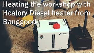 Heating My Workshop With A Banggood Diesel Parking Heater.