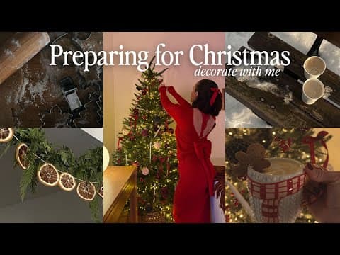 Decorating For Christmas 🌲 Getting In The Festive Spirit, Cosy Baking, Preparing For December
