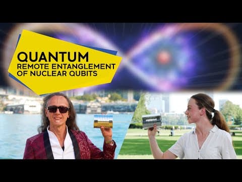 Remote Quantum Entanglement Of Nuclear Qubits