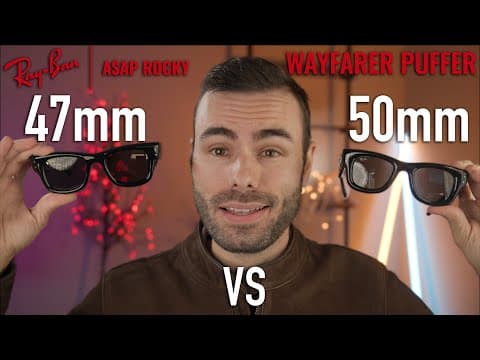 Ray-ban Wayfarer Puffer 47mm Vs 50mm