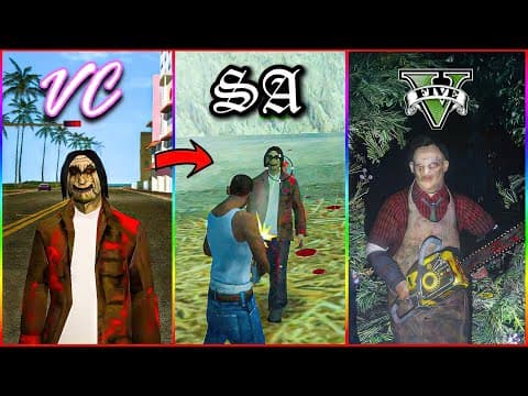 Leatherface😱in Gta Games | Myth Evolution