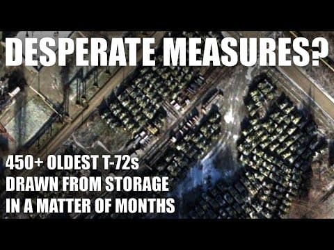 Russia Has Began A Massive Withdraw Of Ancient T-72 Ural And A Variant Tanks