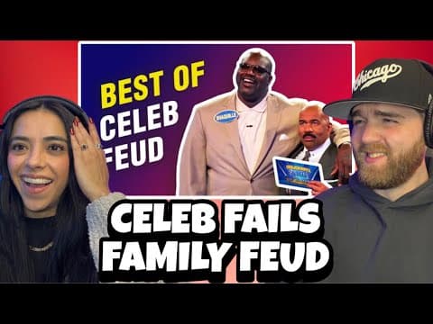 All Time Funniest Celebrity Family Feud Moments With Steve Harvey! | First Time Reaction | Wtf?! Lol