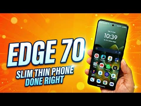Motorola Edge70 - Thin Phone That Doesn't Cost A Bomb!