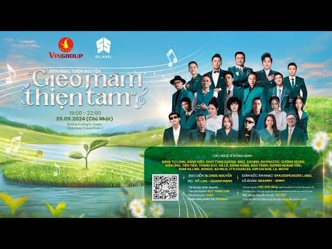 🎬 Xem Ngay Livestream: Đêm Nhạc Thiện Nguyện Gieo Mầm Thiện Tâm