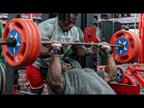 Intense Chest Pump Session W/ Kenya Muscle