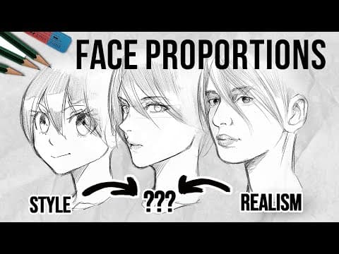 Evolve Your Art By Learning To Draw Face Proportions | Tutorial | Drawlikeasir