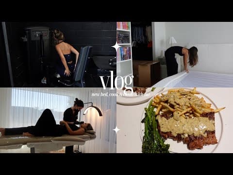 Vlog | New Bed, Cook & Clean With Me, Pre-wedding Treatment Plans & More!