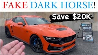 World’s 1st Fake Dark Horse Mustang! *am Show 2024