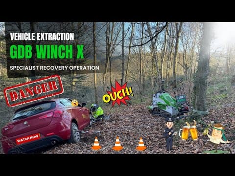 Technical Off Road Vehicle Extraction | Gdb Winch X Machine | Carnage & Chaos | Specialist Task!