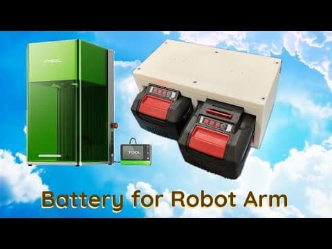 Battery Power For The Robot Arm With Laser Engraver (xtool F1 Ultra)