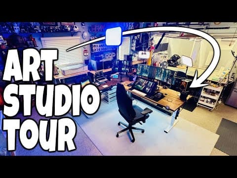 You’ve Never Seen An Art Studio Tour Like This Before!