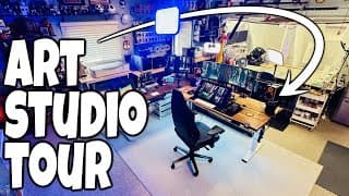 You’ve Never Seen An Art Studio Tour Like This Before!