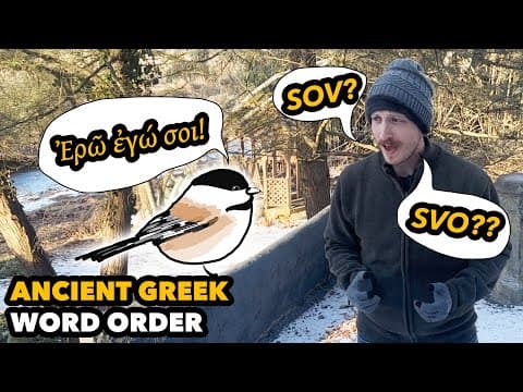 Ancient Greek Word Order - Is There A Default Order?