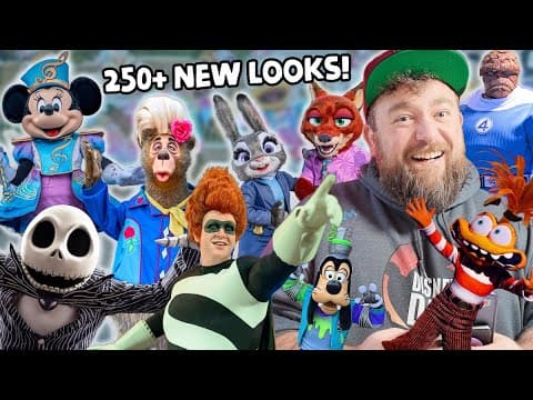 250+ New Costumes At Disney Parks - Distory Dan 2025 Recap
