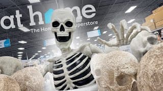 At Home Halloween 2025 Store Tour | Animatronics, Props & Decor | Full Walkthrough