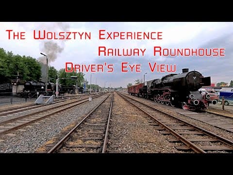 Driver's Eye View (poland) Wolsztyn To Kębłowo, Steam Parade And Night Steam Light & Lazer Show - 4k