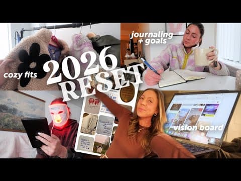 Never Too Late For A New Year! Getting Real, How I Journal & Set Goals, Healthy Habits + Routines