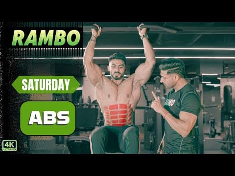 Saturday - Abs & Cardio (rambo) - Lean Muscle Building Program By Guru Mann