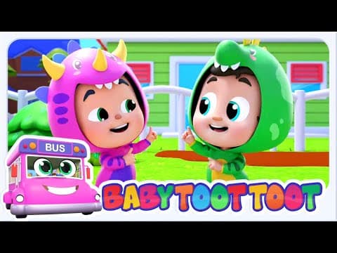 Colors Song With Dino, Nursery Rhymes And Preschool Videos By Baby Toot Toot