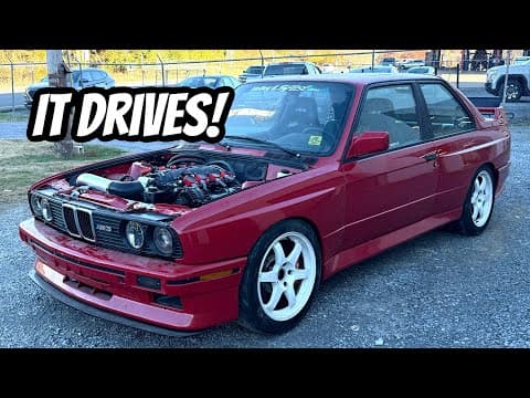 My Bmw E30m3 Drives For The First Time In 13 Years, And It Went Horribly Wrong!!
