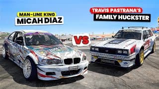 Travis Pastrana’s 862hp Family Huckster Vs Micah Diaz's Bmw Shred Machine | Gymkhana Grid Pursuit