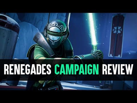 Destiny 2: My Final Renegades Campaign Review (yes, Spoilers)