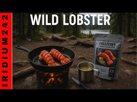 Wild Lobster With Garlic Butter!
