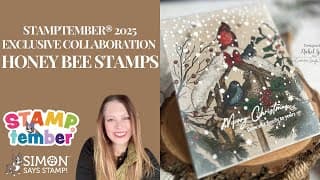 Magical See-thru Holiday Cards Honey Bee Stamps Stamptember® 2025 Exclusive Collaboration